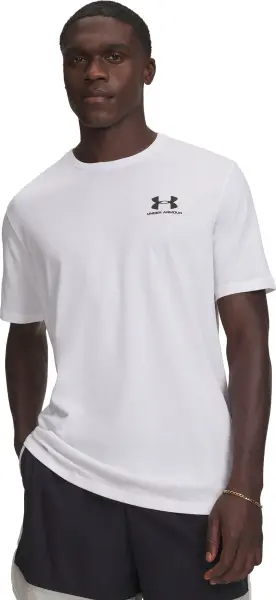 Футболка Under Armour LEFT CHEST LOGO біла 1326799-100