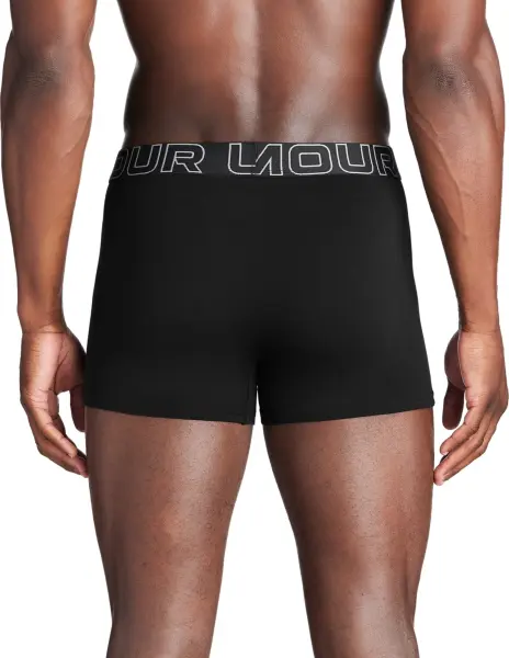 Трусы (боксерки) Under Armour PERFORMANCE COTTON 3IN 3-PACK BOXERJOCK черные, оливковые (3 штуки) 1383891-005