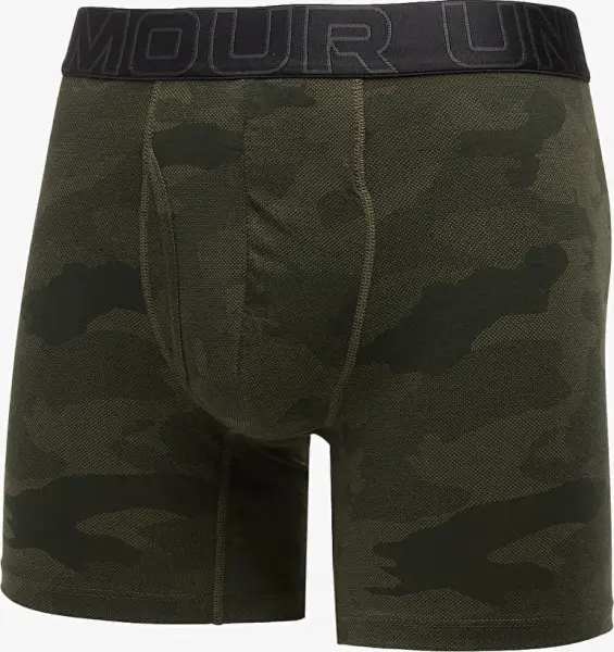 Трусы (боксерки) Under Armour PERFORMANCE COTTON 6IN 3-PACK PRINTED BOXERJOCK камуфляжные, хаки, черные (3 штуки) 1383890-392