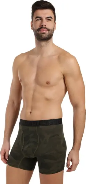 Трусы (боксерки) Under Armour PERFORMANCE COTTON 6IN 3-PACK PRINTED BOXERJOCK камуфляжные, хаки, черные (3 штуки) 1383890-392