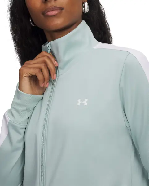 Спортивний костюм жіночий Under Armour TRICOT бірюзово-білий 1365147-477