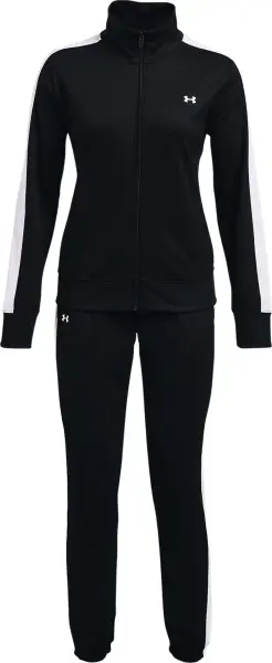 Спортивный костюм женский Under Armour TRICOT черно-белый 1365147-001