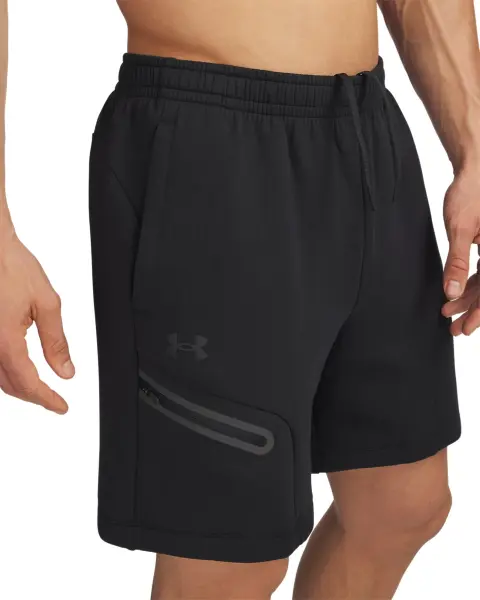 Шорти Under Armour UNSTOPPABLE FLEECE 7" чорні 1379809-001