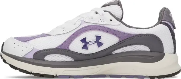 Кроссовки женские Under Armour TECH RUNNER бело-фиолетово-серые 6007575-101