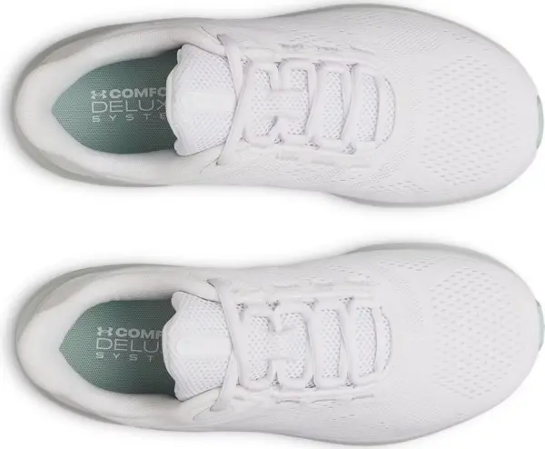 Кросівки бігові жіночі Under Armour PURSUIT 4 BIG LOGO біло-м'ятні 6000598-102