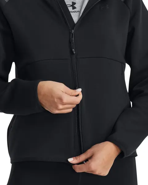 Толстовка женская Under Armour UNSTOPPABLE FLEECE черная 1379842-001