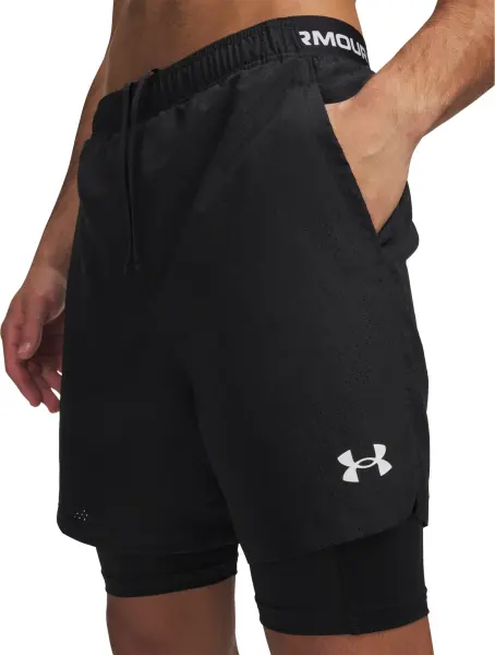 Шорты Under Armour VANISH WOVEN 2.0 2-IN-1 черные 6013950-001