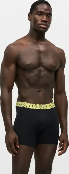 Труси (боксерки) Under Armour PERFORMANCE COTTON 6IN 3-PACK BOXERJOCK чорні, темно-бірюзові (3 штуки) 1383889-007