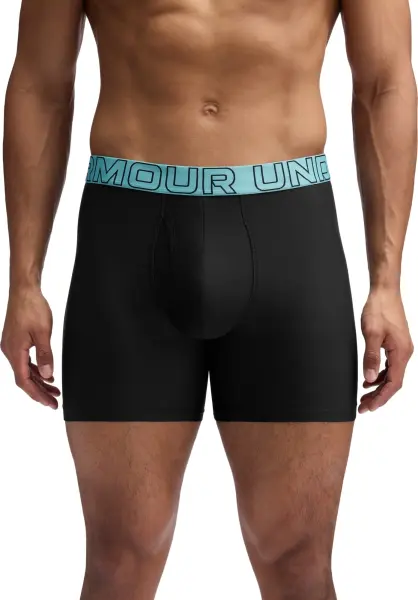 Трусы (боксерки) Under Armour PERFORMANCE TECH 6IN 3-PACK BOXERJOCK черные (3 штуки) 1383878-003