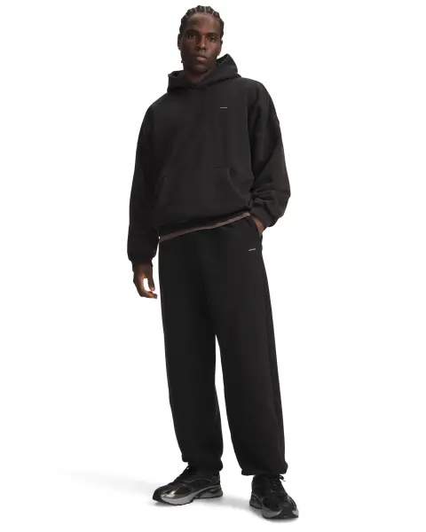 Спортивні штани Under Armour ICON HEAVYWEIGHT FLEECE WASHED чорні 6014446-008