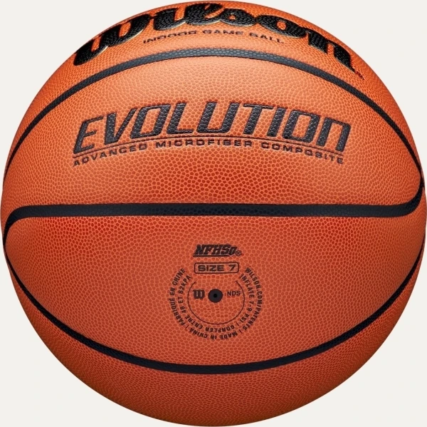 Баскетбольний м'яч Wilson EVOLUTION помаранчевий Розмір 7 WTB0516