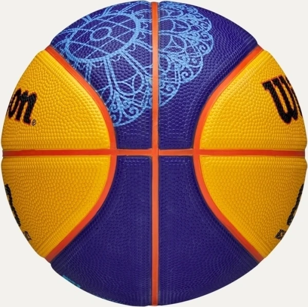 Баскетбольний м'яч Wilson FIBA 3X3 MINI BSKT PARIS 2024 синьо-чорний Розмір 3 WZ3015101XB3