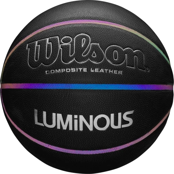Баскетбольний м'яч Wilson LUMINOUS IRIDESCENT чорний Розмір 7 WTB2027XB07