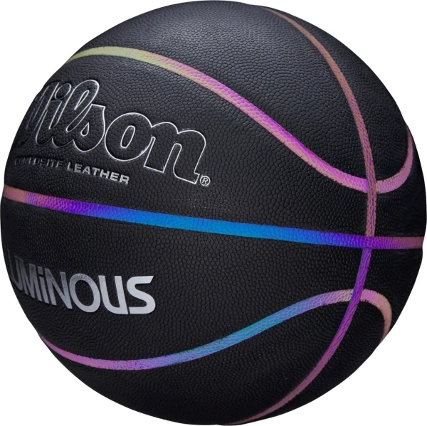 Баскетбольний м'яч Wilson LUMINOUS IRIDESCENT чорний Розмір 7 WTB2027XB07