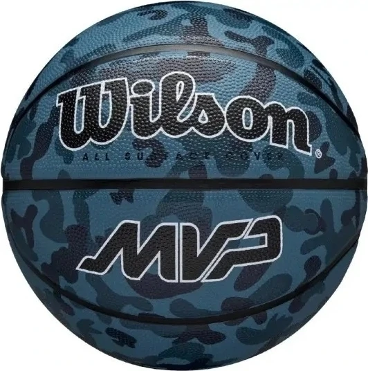 Баскетбольний м'яч Wilson MVP CAMO темно-синій камуфляж Розмір 6 WZ3018702XB6