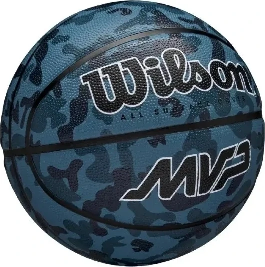 Баскетбольний м'яч Wilson MVP CAMO темно-синій камуфляж Розмір 6 WZ3018702XB6