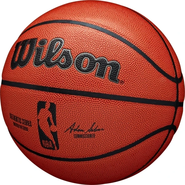 Баскетбольний м'яч Wilson NBA AUTHENTIC INDOOR OUTDOOR червоний Розмір 6 WTB7200XB06