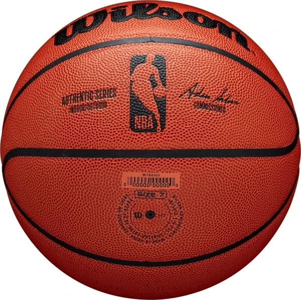 Баскетбольний м'яч Wilson NBA AUTHENTIC INDOOR OUTDOOR червоний Розмір 6 WTB7200XB06
