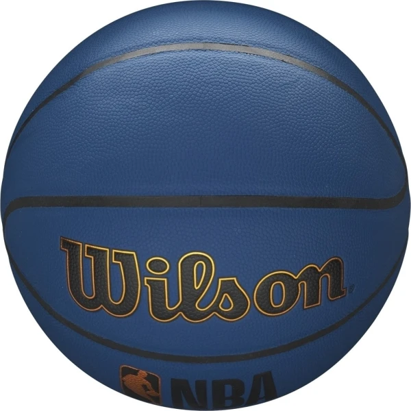 Баскетбольний м'яч Wilson NBA FORGE PLUS темно-синій Розмір 7 WTB8102XB07