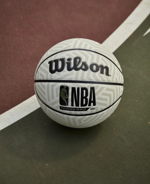 Баскетбольний м'яч Wilson NBA FORGE PRO UV сіро-світло-зелений Розмір 7 WZ2016701XB7