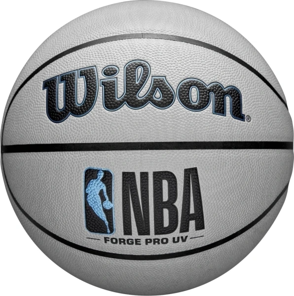 Баскетбольный мяч Wilson NBA FORGE PRO UV серо-синий Размер 7 WZ2010801XB7