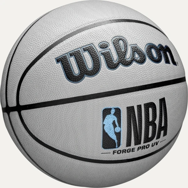 Баскетбольный мяч Wilson NBA FORGE PRO UV серо-синий Размер 7 WZ2010801XB7