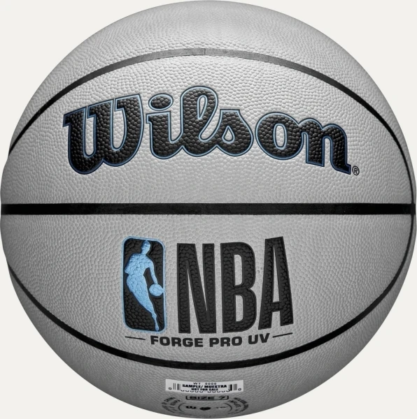 Баскетбольный мяч Wilson NBA FORGE PRO UV серо-синий Размер 7 WZ2010801XB7