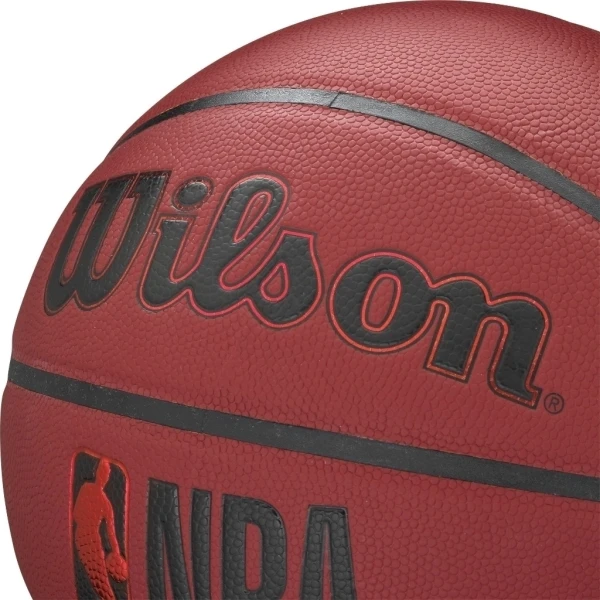 Баскетбольний м'яч Wilson NBA FORGE бордовий Розмір 7 WTB8201XB7