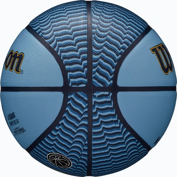 Баскетбольный мяч Wilson NBA PLAYER ICON OUTDOOR JA MORANT голубо-темно-синий Размер 7 WZ4016901XB7