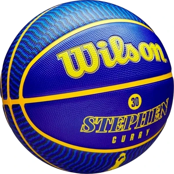 Баскетбольный мяч Wilson NBA PLAYER ICON OUTDOOR STEPHEN CURRY сине-желтый Размер 7 WZ4006101XB7