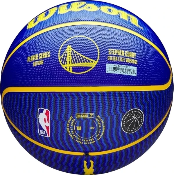 Баскетбольный мяч Wilson NBA PLAYER ICON OUTDOOR STEPHEN CURRY сине-желтый Размер 7 WZ4006101XB7