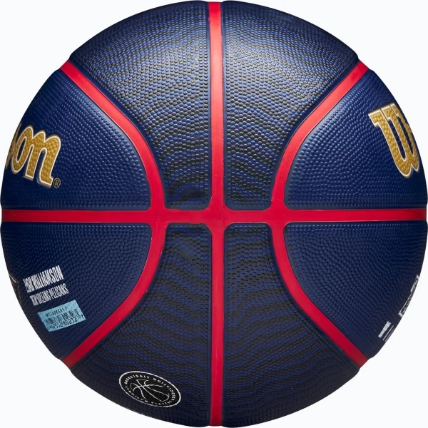 Баскетбольный мяч Wilson NBA PLAYER ICON OUTDOOR ZION WILLIAMSON темно-сине-красный Размер 7 WZ4008601XB7