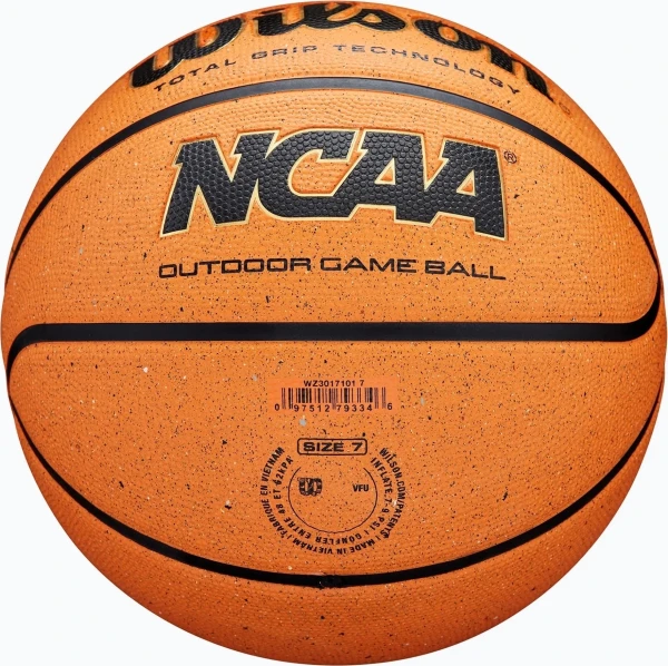 Баскетбольный мяч Wilson NCAA OUTDOOR GAME оранжевый Размер 7 WZ3017101XB7