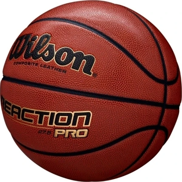 Баскетбольный мяч Wilson REACTION PRO 275 коричневый Размер 5 WTB10139XB05
