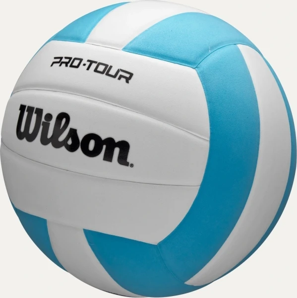 Волейбольний м'яч Wilson PRO TOUR VB біло-блакитний Розмір 5 WV2000506XBOF