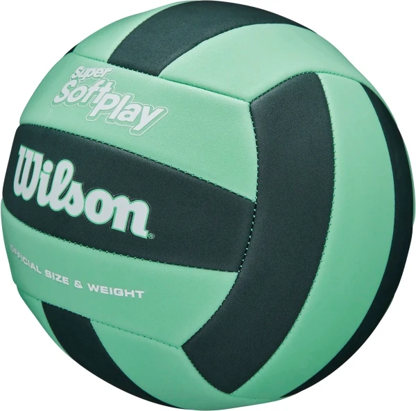 Волейбольний м'яч Wilson SUPER SOFT PLAY зелено-темно-зелений Розмір 5 WV4006003XBOF