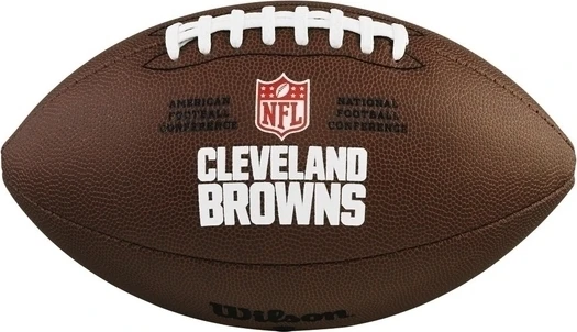 М'яч для американського футболу Wilson NFL LICENSED BALL CLEVELAND BROWNS темно-коричневий Розмір 9 WTF1748XBCL