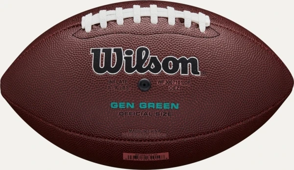 Мяч для американского футбола Wilson NFL STRIDE PRO ECO OF темно-коричневый Размер 9 WF3007101XBOF