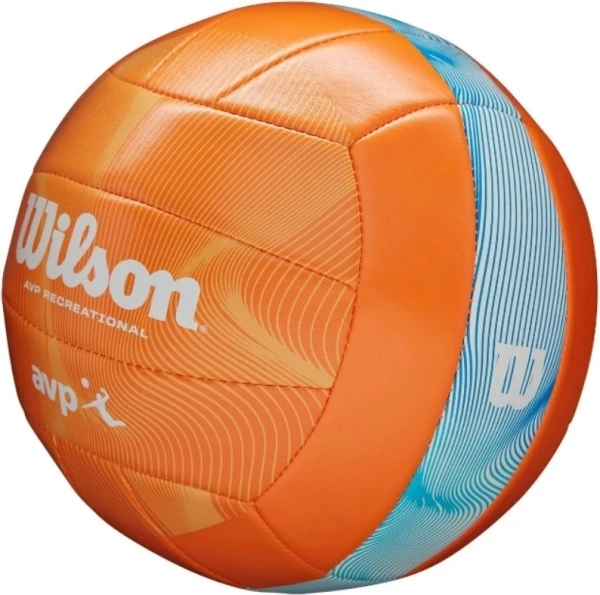 Мяч для пляжного волейбола Wilson AVP MOVEMENT VB оранжево-голубой Размер 5 WV4006801XBOF