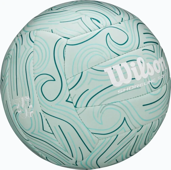Мяч для пляжного волейбола Wilson SHORELINE SOFT GEN VB мятный Размер 5 WV4007401XBOF