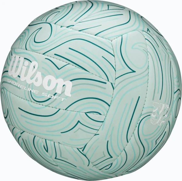 Мяч для пляжного волейбола Wilson SHORELINE SOFT GEN VB мятный Размер 5 WV4007401XBOF