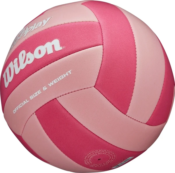 Волейбольный мяч Wilson SUPER SOFT PLAY розово-светло-розовый Размер 5 WV4006002XBOF