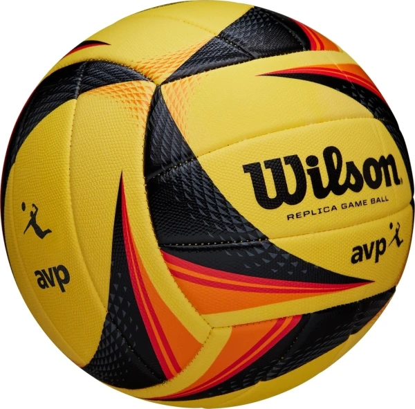 М'яч для пляжного волейболу Wilson AVP OPTX REPLICA жовто-чорно-червоний Розмір 5 WTH01020XB