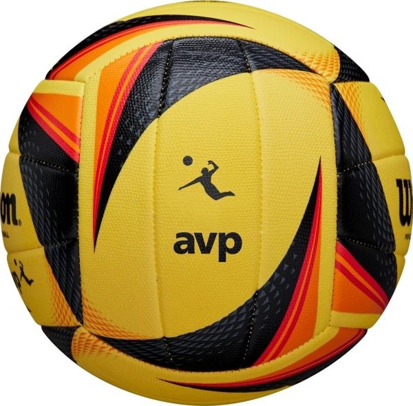 М'яч для пляжного волейболу Wilson AVP OPTX REPLICA жовто-чорно-червоний Розмір 5 WTH01020XB