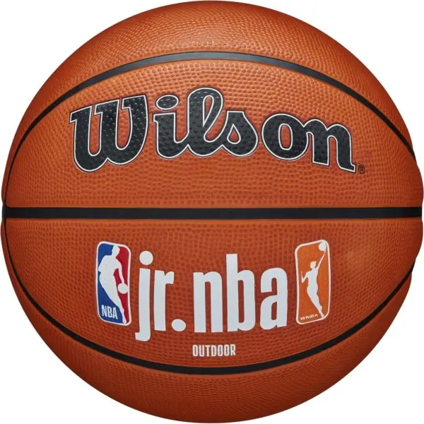 Баскетбольний м'яч Wilson JR NBA FAM LOGO AUTH OUTDOOR помаранчевий Розмір 5 WZ3011801XB5