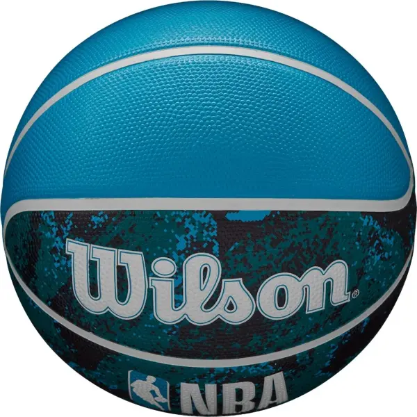 Баскетбольний м'яч Wilson NBA DRV PLUS VIBE блакитно-бірюзово-чорний Розмір 5 WZ3012602XB5