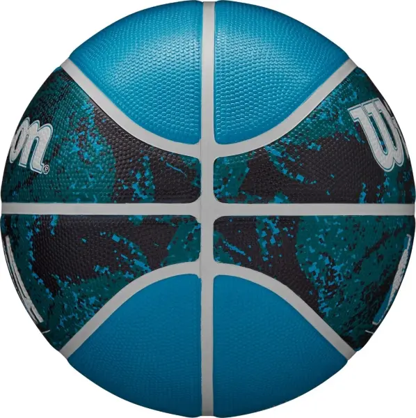 Баскетбольний м'яч Wilson NBA DRV PLUS VIBE блакитно-бірюзово-чорний Розмір 5 WZ3012602XB5