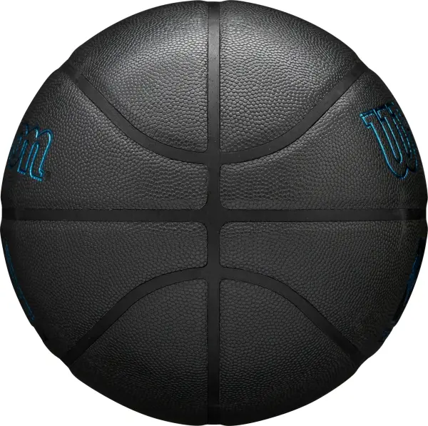 Баскетбольный мяч Wilson NBA FORGE PLUS CHARCOAL черно-голубой Размер 7 WZ2016803XB7