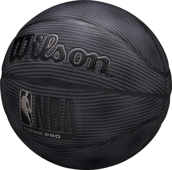 Баскетбольний м'яч Wilson NBA FORGE PRO MIDNIGHT чорно-темно-сірий Розмір 7 WZ2015101XB7