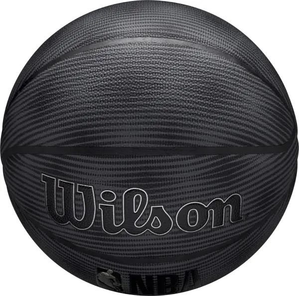 Баскетбольний м'яч Wilson NBA FORGE PRO MIDNIGHT чорно-темно-сірий Розмір 7 WZ2015101XB7
